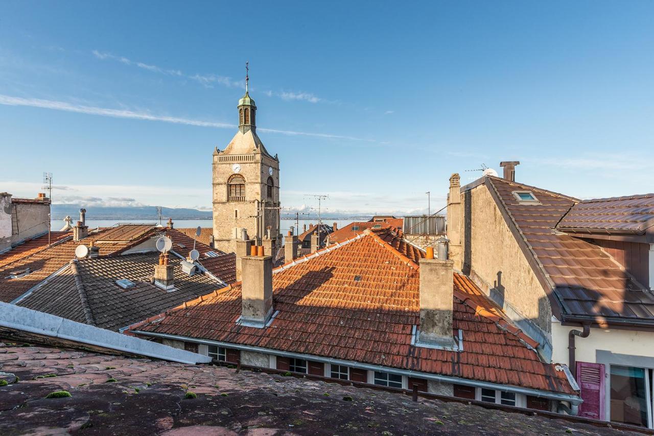 Ferienwohnung Au Rythme Du Lac Évian-les-Bains Exterior foto