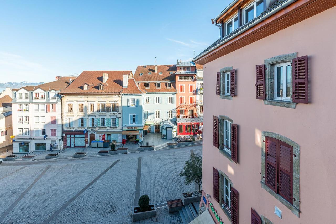 Ferienwohnung Au Rythme Du Lac Évian-les-Bains Exterior foto