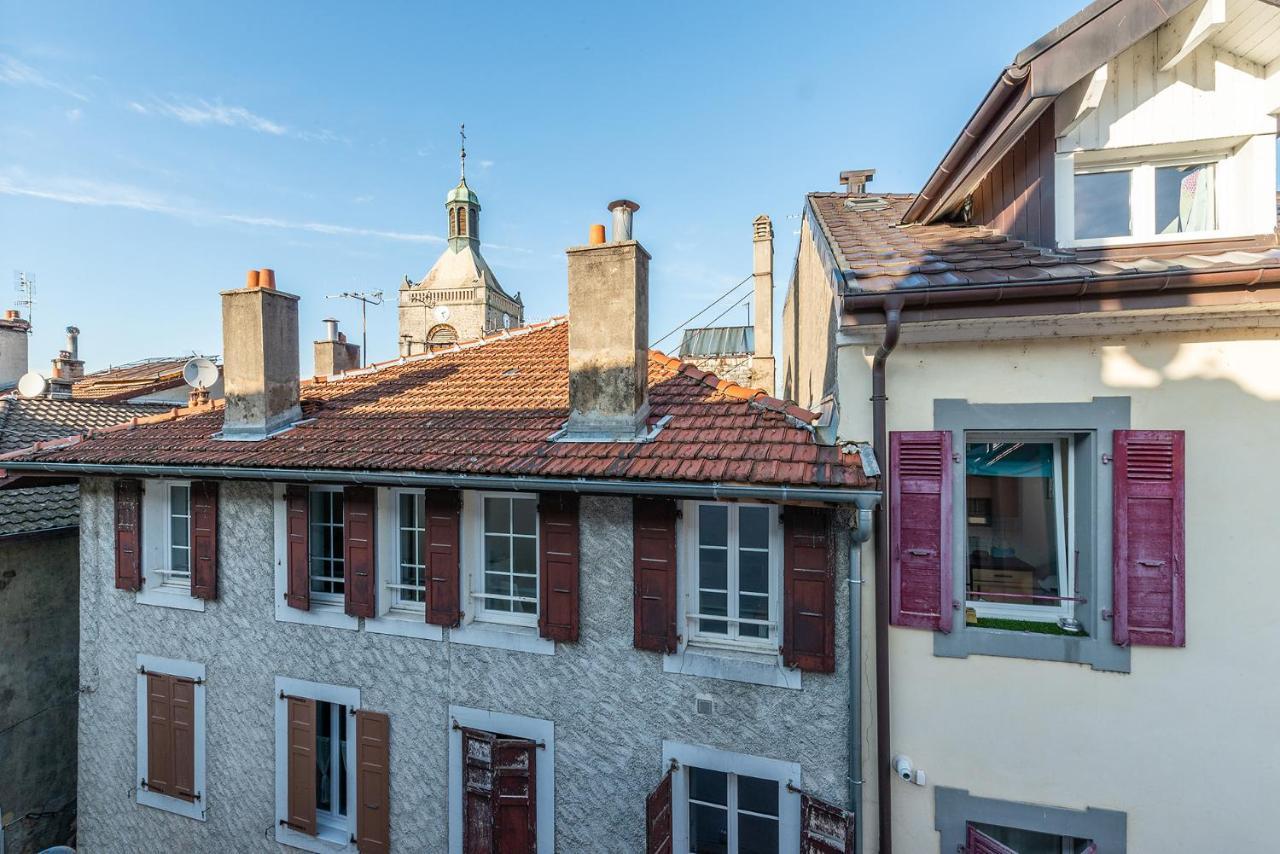 Ferienwohnung Au Rythme Du Lac Évian-les-Bains Exterior foto