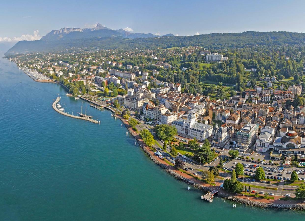 Ferienwohnung Au Rythme Du Lac Évian-les-Bains Exterior foto